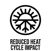 reduced heat cycle impact logo